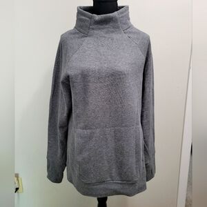 Fabletics Grey Zaylee Funnelneck Tunic